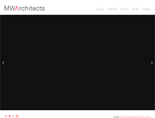 Tablet Screenshot of mwarchitects.co.uk